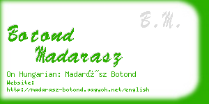 botond madarasz business card